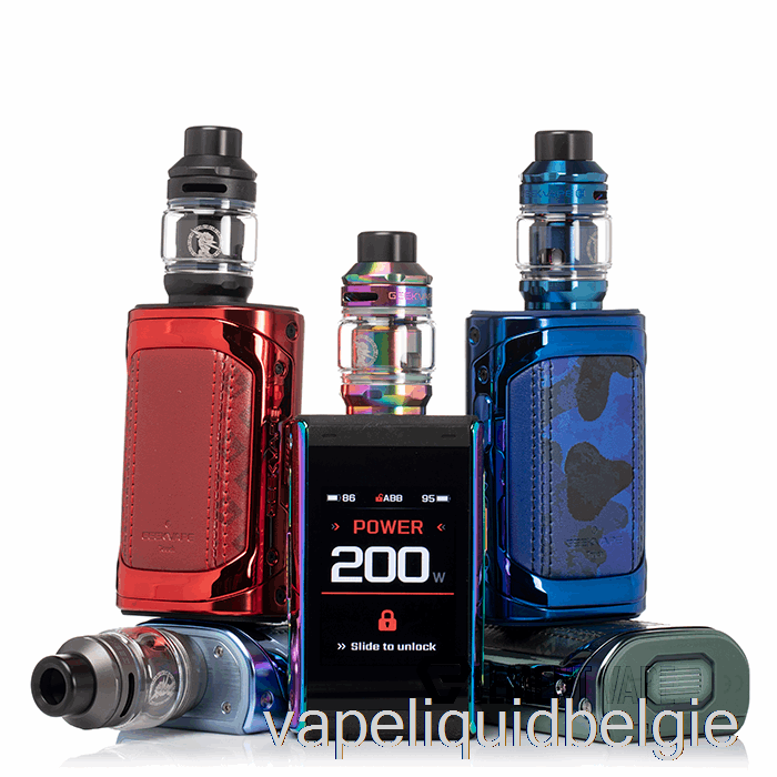 Vape België Geek Vape T200 Aegis Touch Starterkit Zilver